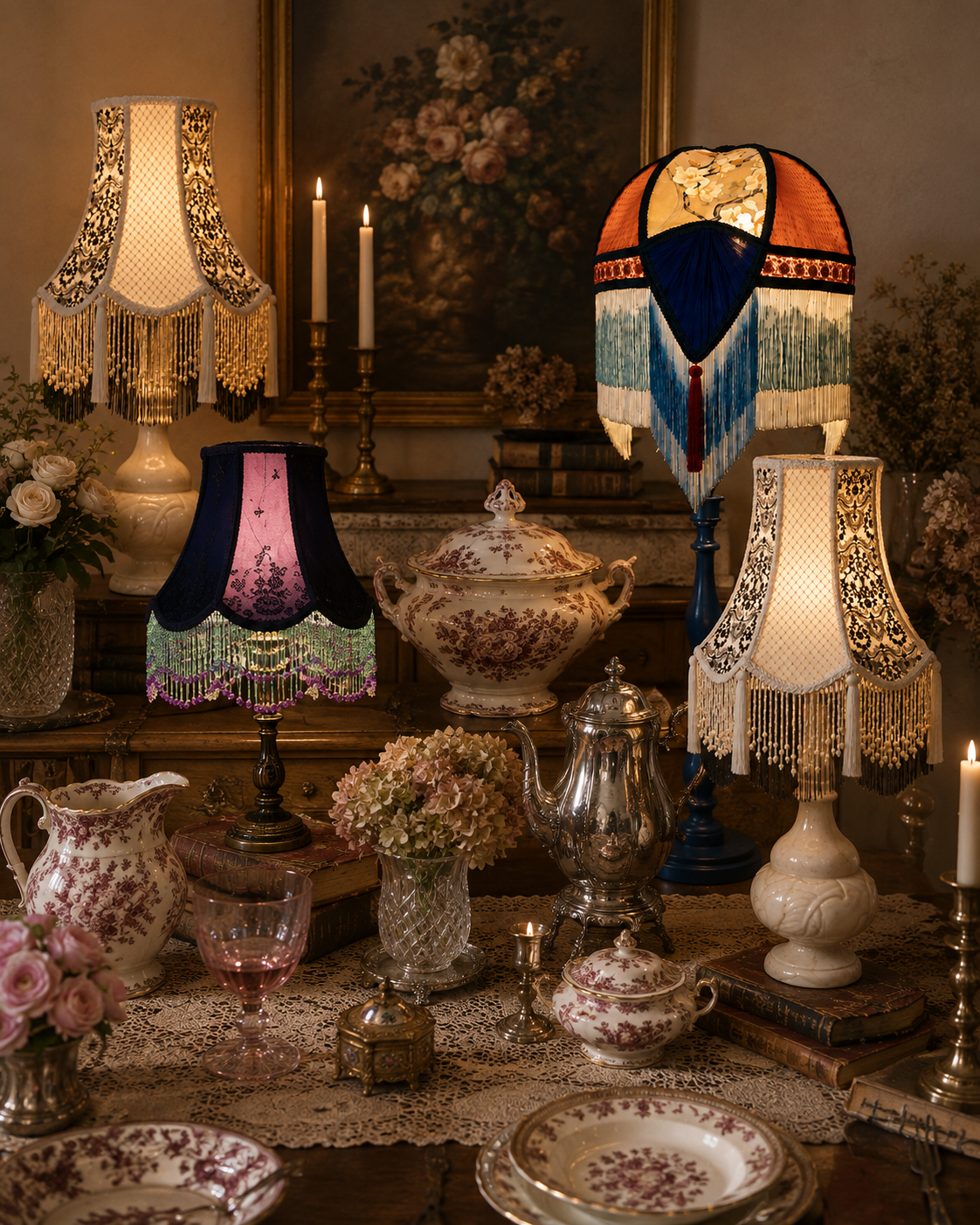 Porcelaine & Bohème decoration table 1 (1)